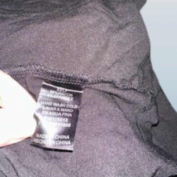 Black Choker Neck / Cold Shoulder Tunic Top (2) - Picture 8 of 12